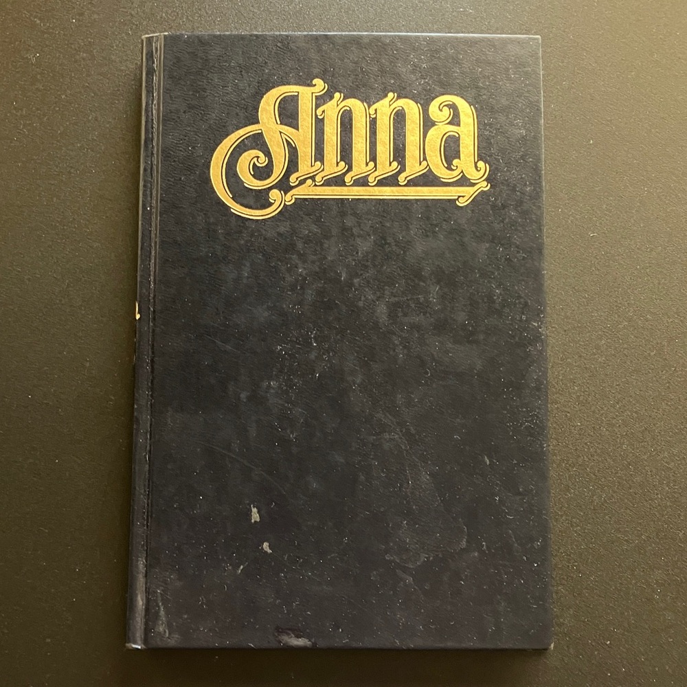 Anna by Susan Evans McCloud Signed First Edition Hardcover No Dust Jacket 1987